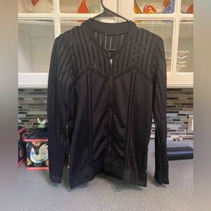 Fabletics workout zip up sz small